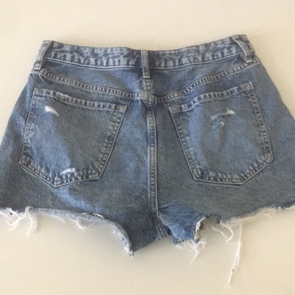 Forever 21 Jean Shorts Retro High Rise Blue 28 - Picture 8 of 13